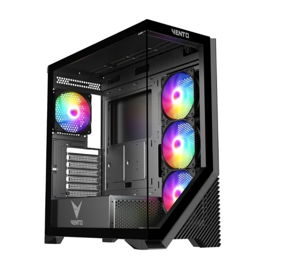 VENTO 750W 80+ BRONZE VG4202FL Gaming Mid-Tower PC Kasası ürün görseli 1