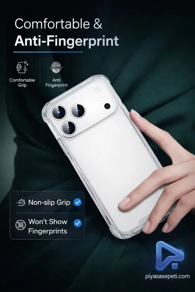 Apple iPhone 17 Pro Şeffaf Tank Silikon Kapak - Resim 2