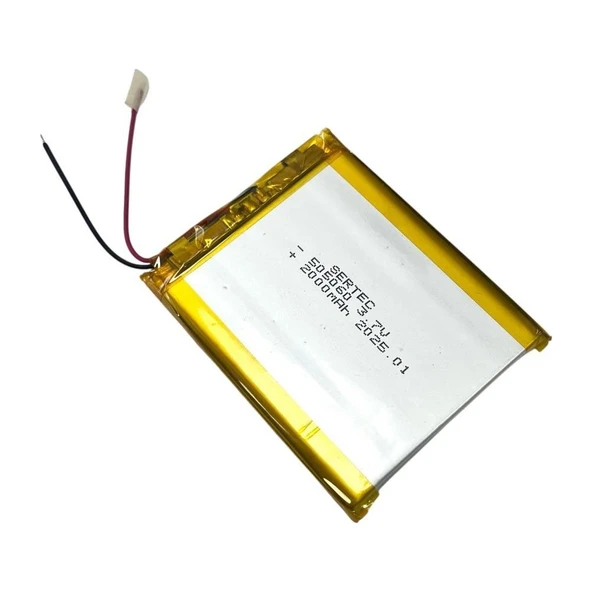 Sertec 505060 3.7V 2000MAH Li-Polymer Pil - Resim 2