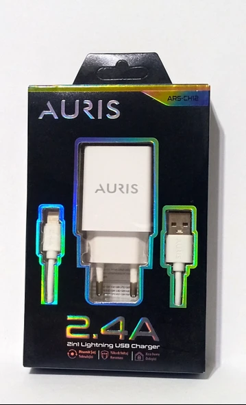 Auris ARS-CH12 Lightning Şarj Adaptörü 2.4A 11W - Resim 3