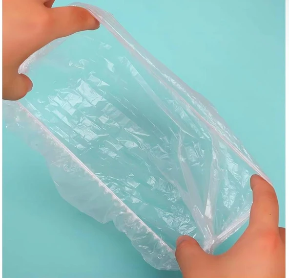 Lastikli Tencere Ve Tabak Bonesi 100 Adet (20cm) - Resim 5