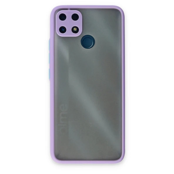 Realme C25 Kılıf Montreal Silikon Kapak - Mor ürün görseli 1