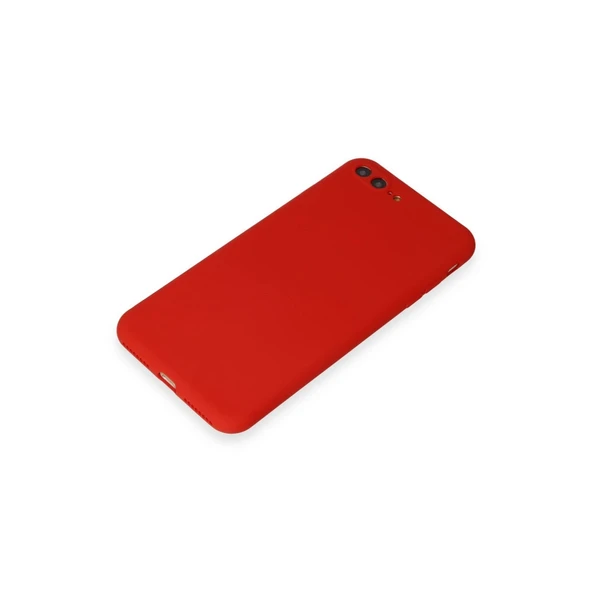 İphone 7 Plus Kılıf First Silikon - Kırmızı - Resim 4