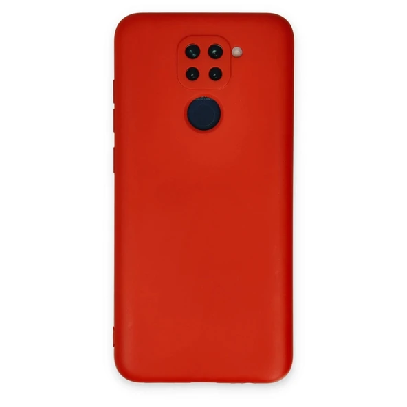 Xiaomi Redmi Note 9 Kılıf Nano İçi Kadife Silikon - Kırmızı ürün görseli 1