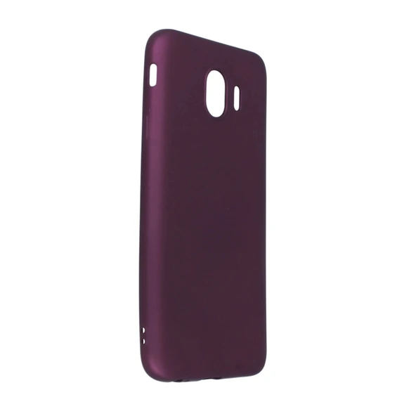 Samsung Galaxy J4 Kılıf First Silikon - Mürdüm ürün görseli 1