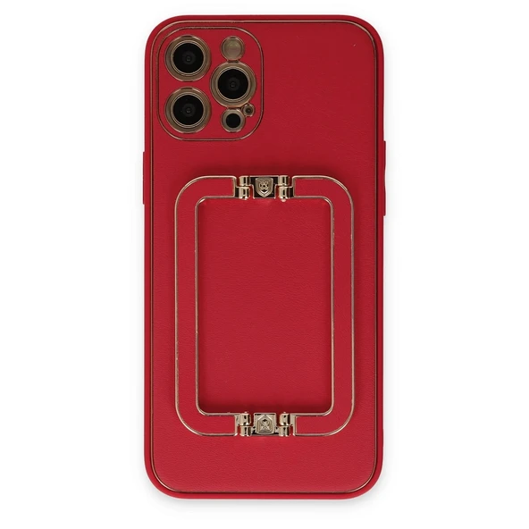 İphone 12 Pro Kılıf Coco Elit Kapak - Kırmızı ürün görseli 1