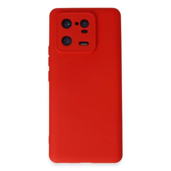 Xiaomi Mi 13 Pro Kılıf Nano İçi Kadife Silikon - Kırmızı ürün görseli 1