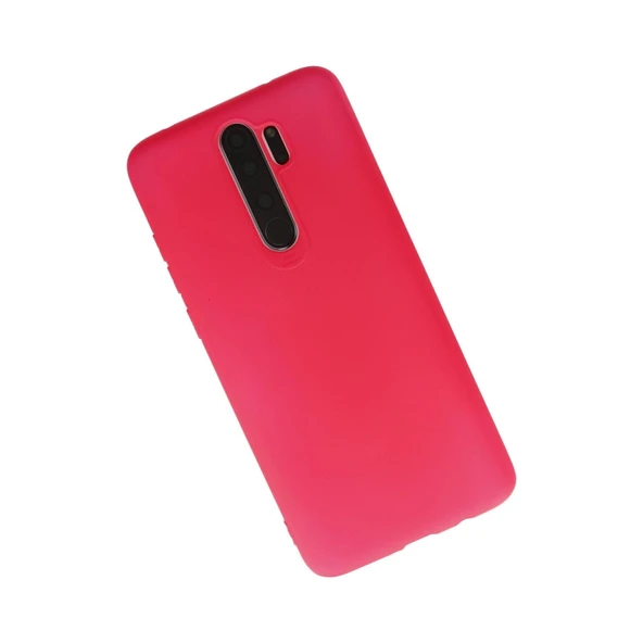 Xiaomi Redmi Note 8 Pro Kılıf First Silikon - Pembe - Resim 3