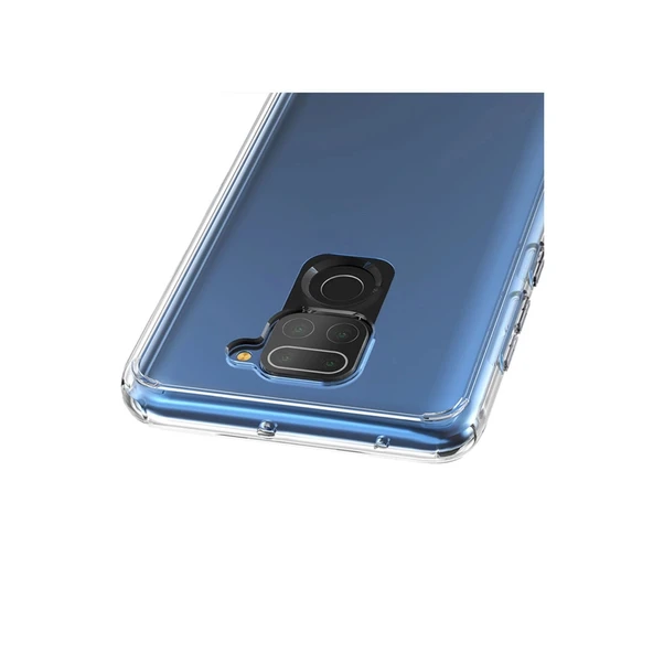 Xiaomi Redmi Note 9 Kılıf Lüx Şeffaf Silikon - Şeffaf - Resim 2