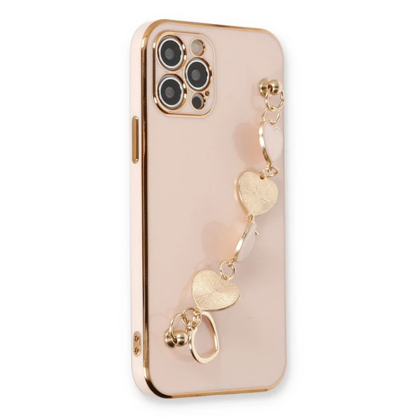 İphone 12 Pro Kılıf Esila Silikon - Pudra ürün görseli 1
