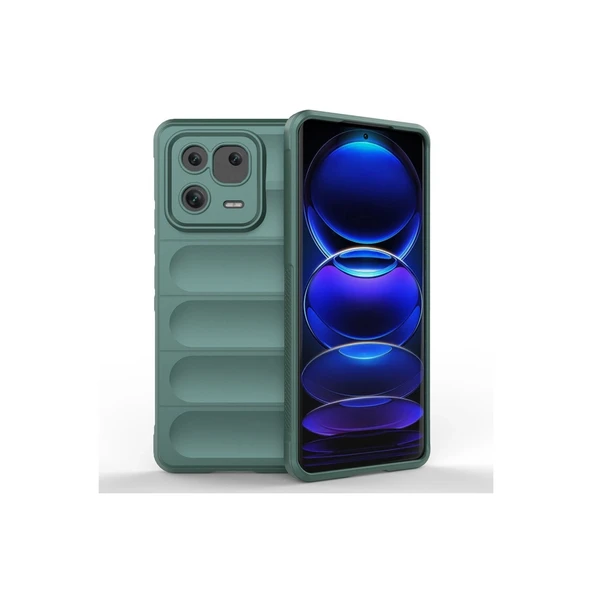 Xiaomi Mi 13 Pro Kılıf Optimum Silikon - Koyu Yeşil ürün görseli 1