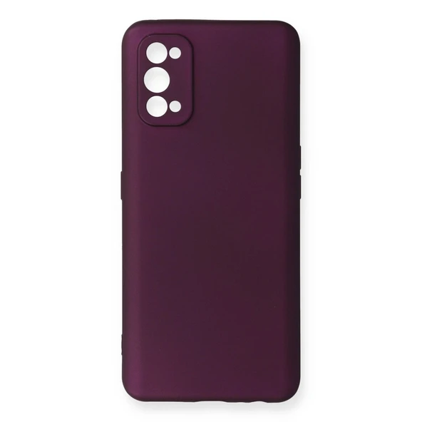 Realme 7 Pro Kılıf First Silikon - Mürdüm ürün görseli 1