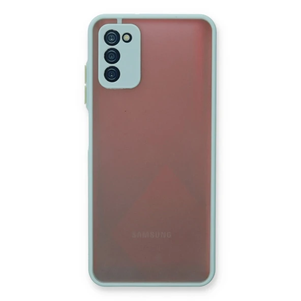 Samsung Galaxy A03s Kılıf Montreal Silikon Kapak - Turkuaz ürün görseli 1