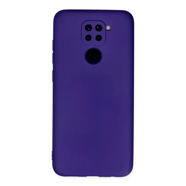 Xiaomi Redmi Note 9 Kılıf Nano İçi Kadife Silikon - Mor ürün görseli 1