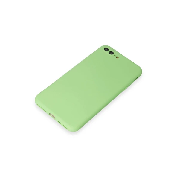 İphone 7 Plus Kılıf First Silikon - Açık Yeşil - Resim 4