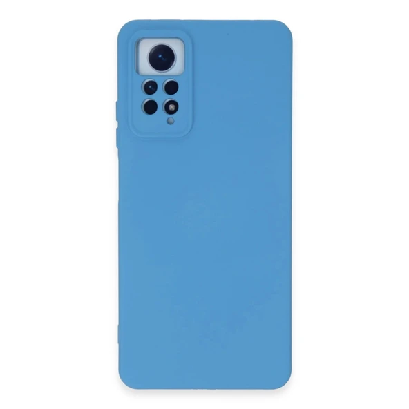 Xiaomi Redmi Note 12 Pro 4g Kılıf Nano İçi Kadife Silikon - Mavi ürün görseli 1