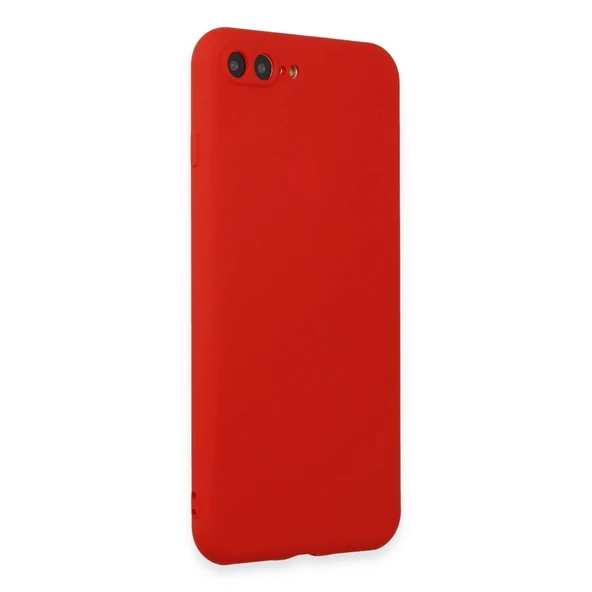 İphone 7 Plus Kılıf First Silikon - Kırmızı - Resim 2