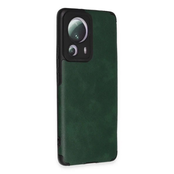 Xiaomi Mi 13 Lite Kılıf Loop Deri Silikon - Yeşil - Resim 2