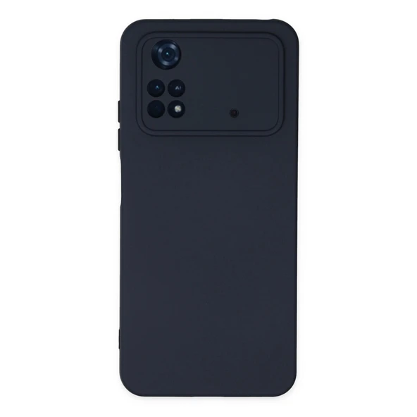 Xiaomi Poco M4 Pro 4g Kılıf Nano İçi Kadife Silikon - Lacivert ürün görseli 1