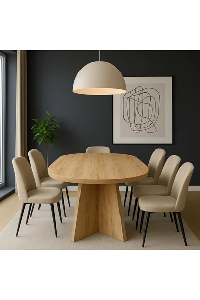 OlcayAksesuar Kanatlı 180x90x75 (KALIN KENAR 36mm) Yemek Masası Mutfak Masası Çok Amaçlı Masa (Sadece Masa) ürün görseli 1