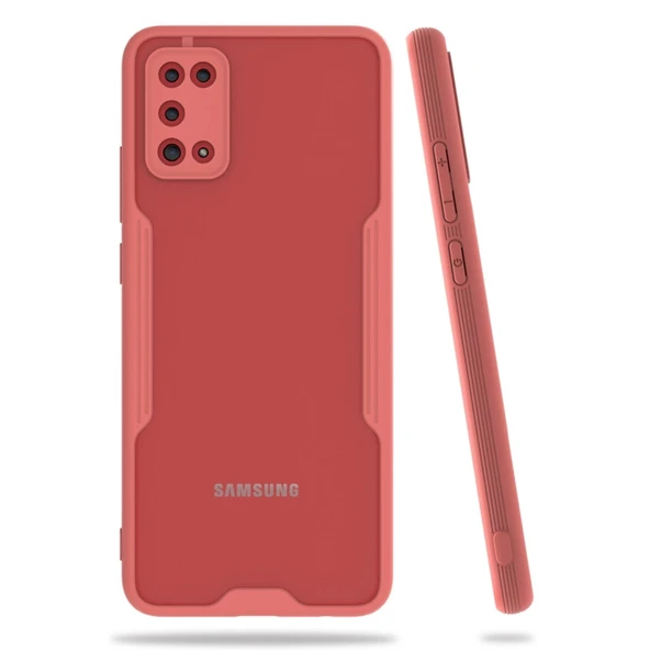 Samsung Galaxy A02s Kılıf Platin Silikon - Pembe ürün görseli 1