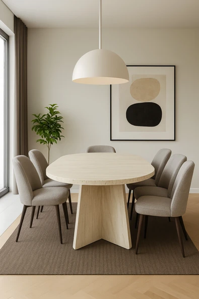 OlcayAksesuar Kanatlı 180x90x75 (KALIN KENAR 36mm) Yemek Masası Mutfak Masası Çok Amaçlı Masa (Sadece Masa) ürün görseli 1