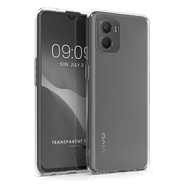 Vivo Y15s Kılıf Lüx Şeffaf Silikon ürün görseli 1