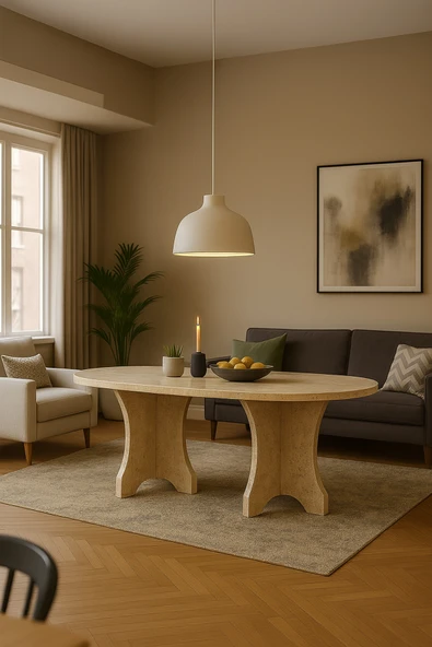 OlcayAksesuar Kelebek Model 180x90x75 (KALIN KENAR 36mm) Mutfak Masası Mutfak Masası Çok Amaçlı Masa (Sadece Masa) ürün görseli 1