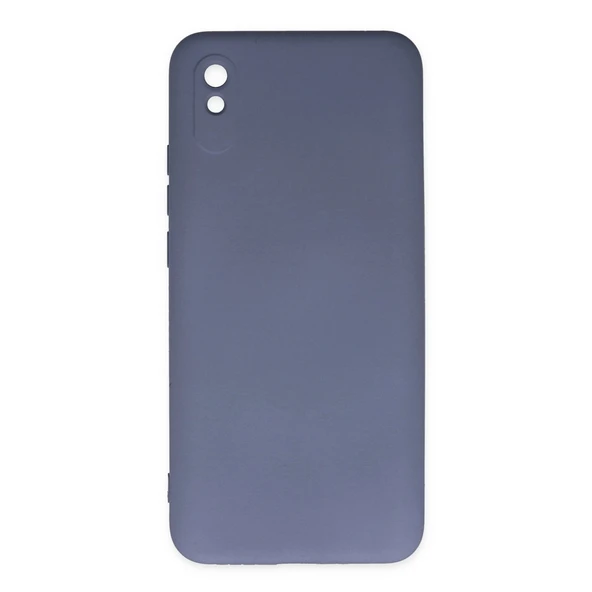 Xiaomi Redmi 9a Kılıf Nano İçi Kadife Silikon - Gri ürün görseli 1