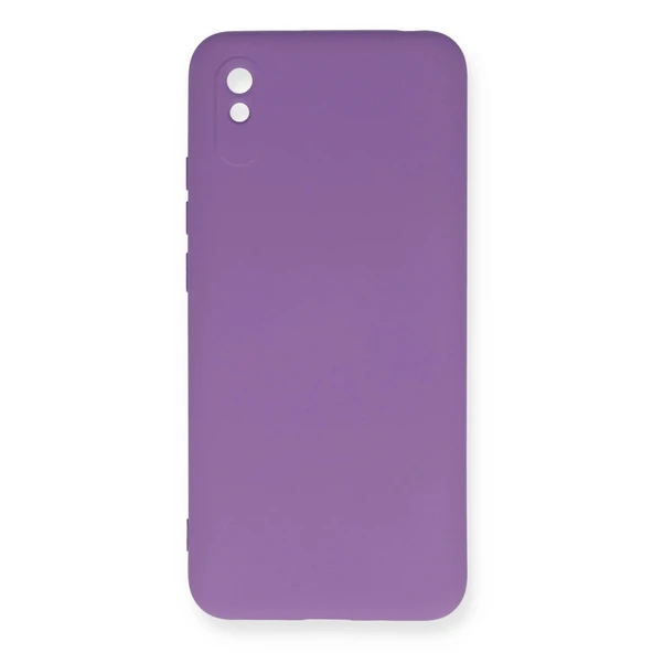 Xiaomi Redmi 9a Kılıf Nano İçi Kadife Silikon - Mor ürün görseli 1