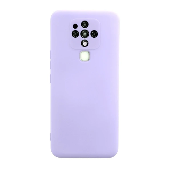 Tecno Camon 16 Kılıf Nano İçi Kadife Silikon - Lila ürün görseli 1