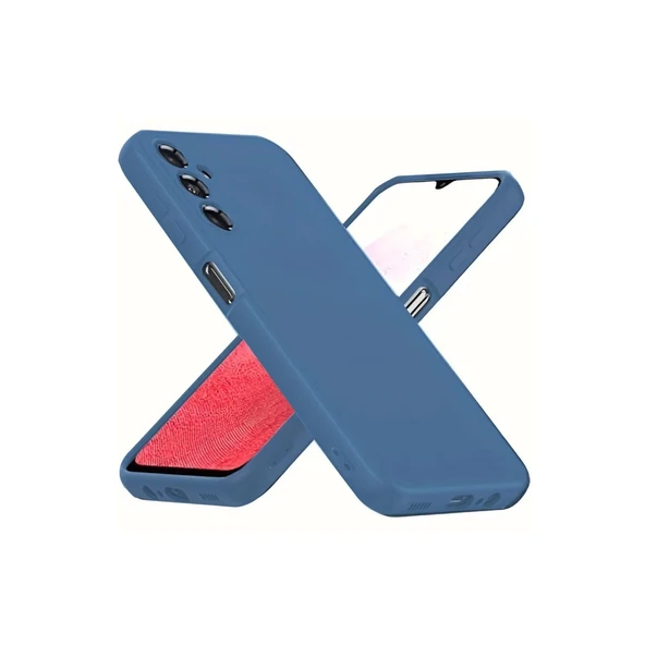Samsung Galaxy A34 5g Kılıf First Silikon - Mavi ürün görseli 1