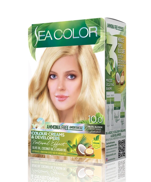 Sea Color Natural Effect Set Saç Boyası Amonyaksız 10.0 Sarısı ürün görseli 1