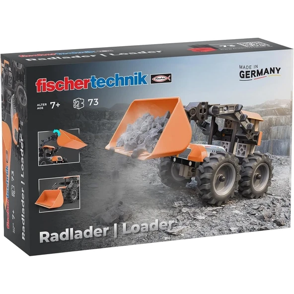 Fischertechnik Yükleyici Yapım Oyuncağı 73 Parça ürün görseli 1