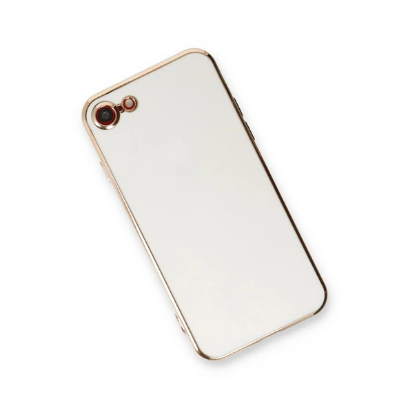 İphone 7 Kılıf Volet Silikon - Beyaz - Resim 3