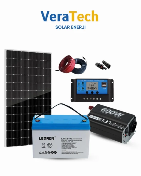 VeraTech Solar Enerji Bağ Evi Tv Aydınlatma Paketi ürün görseli 1