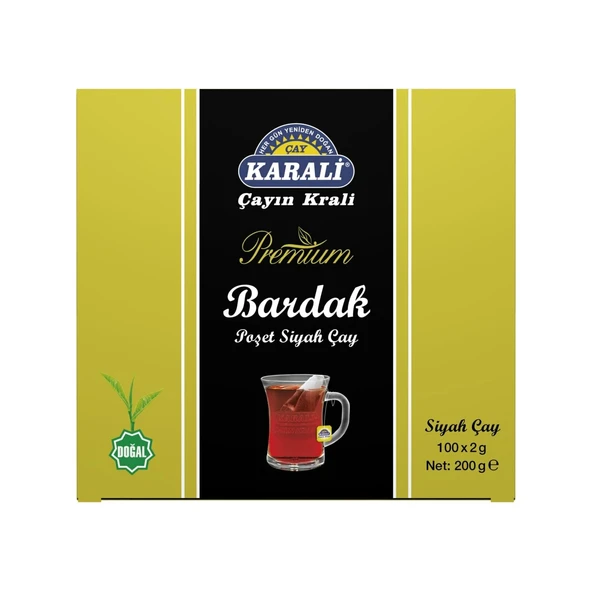 Karali Premium Bardak Poşet Çay 2 Gr-100 Adet ürün görseli 1