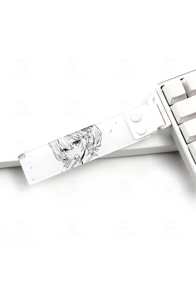silabor Özel Klavye Kurdelesi Akrilik Yarı Saydam Klavye Askısı Strap Klavye Aksesuarı ürün görseli 1
