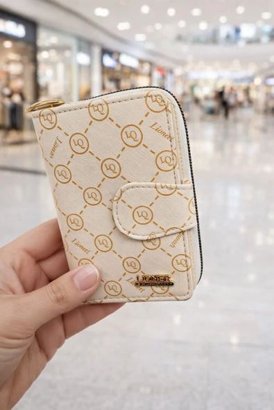 Newish Polo Kapaklı Fermuarlı Portföy Cüzdan Orta Boy - Suni Deri ürün görseli 1