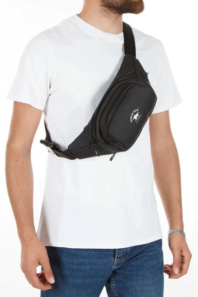 Newish Polo Uziko Bel Çantası Free Bag Kulaklık Çıkışlı-Suni Vegan Deri ürün görseli 1