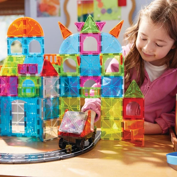 Magna Tiles Şehir Merkezi 110 Parça - Resim 8