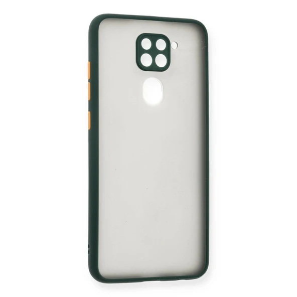Xiaomi Redmi Note 9 Kılıf Montreal Silikon Kapak - Yeşil ürün görseli 1