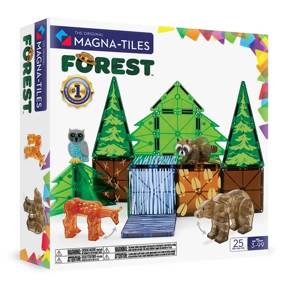 Magna Tiles Orman Hayvanları 25 Parça ürün görseli 1