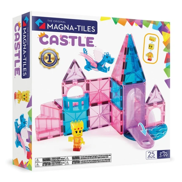 Magna Tiles Kale 25 Parça ürün görseli 1