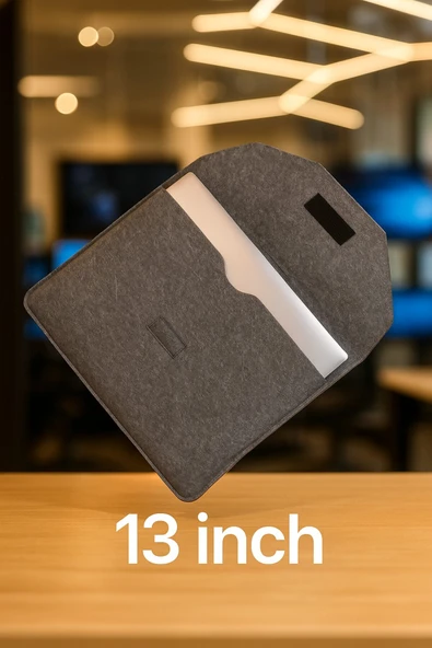 NEWFULL Doly Case 13 Inç Laptop / Notebook Kılıf Çantası - Antrasit ürün görseli 1