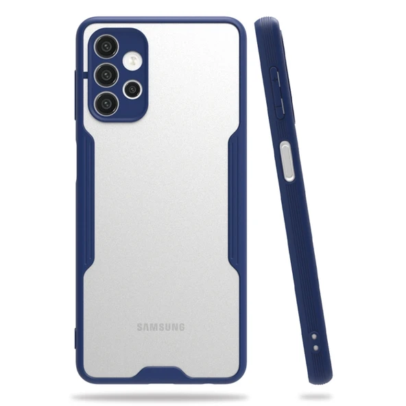 Samsung Galaxy A72 Kılıf Platin Silikon - Lacivert ürün görseli 1
