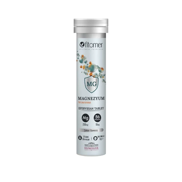 Fitomer Magnezyum ve P5P (Vitamin B6) İçeren Efervesan ürün görseli 1