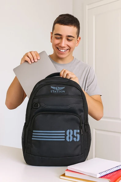 NEWFULL Station 85 Astarlı Sırt Ve Okul Çantası-laptop Bölmeli ürün görseli 1