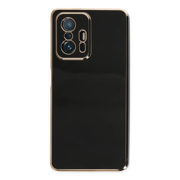 Xiaomi Mi 11t Pro Kılıf Volet Silikon - Siyah ürün görseli 1