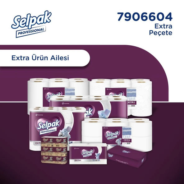 Selpak Profesyonel Extra Peçete 200'lü x 15 Adet - Resim 6